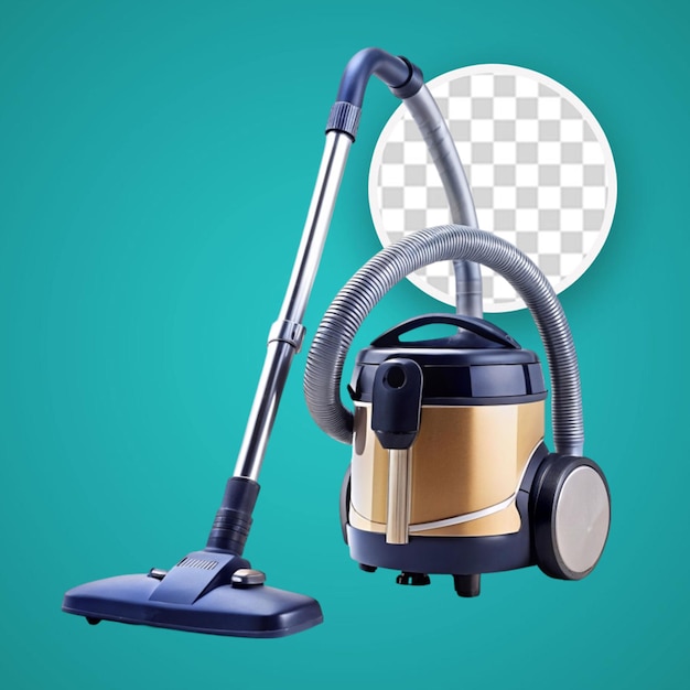 PSD vacuum cleaner isolated on transparent background