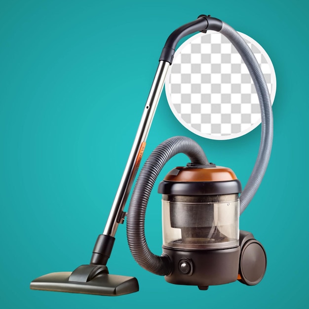 PSD vacuum cleaner isolated on transparent background