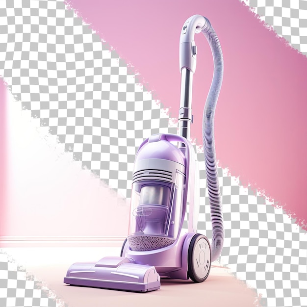 PSD vacuum cleaner shown on transparent background