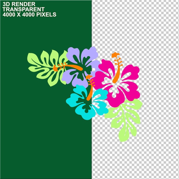 Valentijnsdag Bloemenhoek Hart Ribbon Hart Decoratieve Grens Dolphin Liefde Paar.