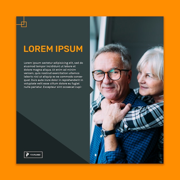 PSD valentijnsdag cover mockup met afbeelding