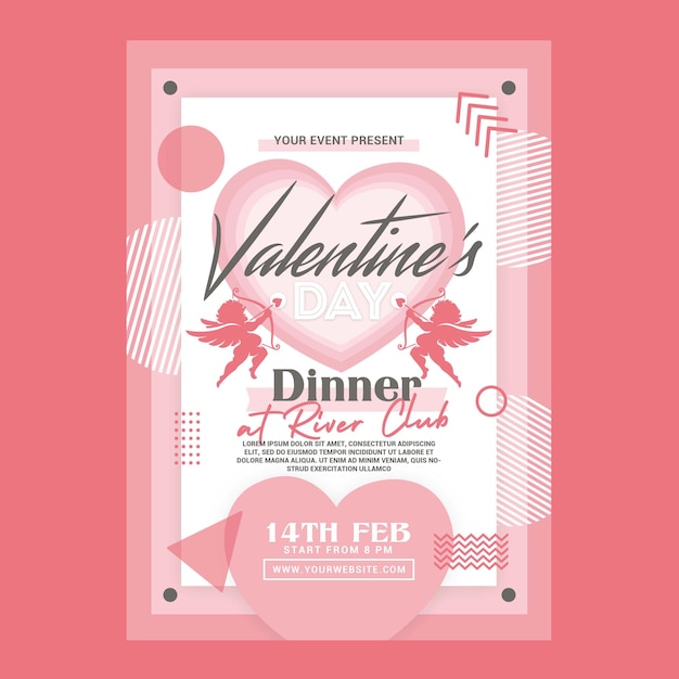 PSD valentijnsdag flyer