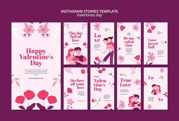 Valentijnsdag viering instagram verhalen