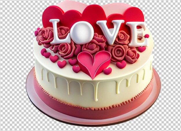 Valentine cake