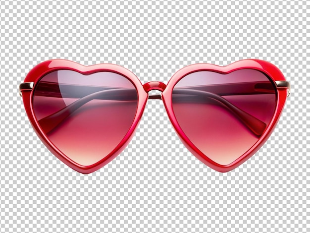 PSD valentine day heart shape glasses