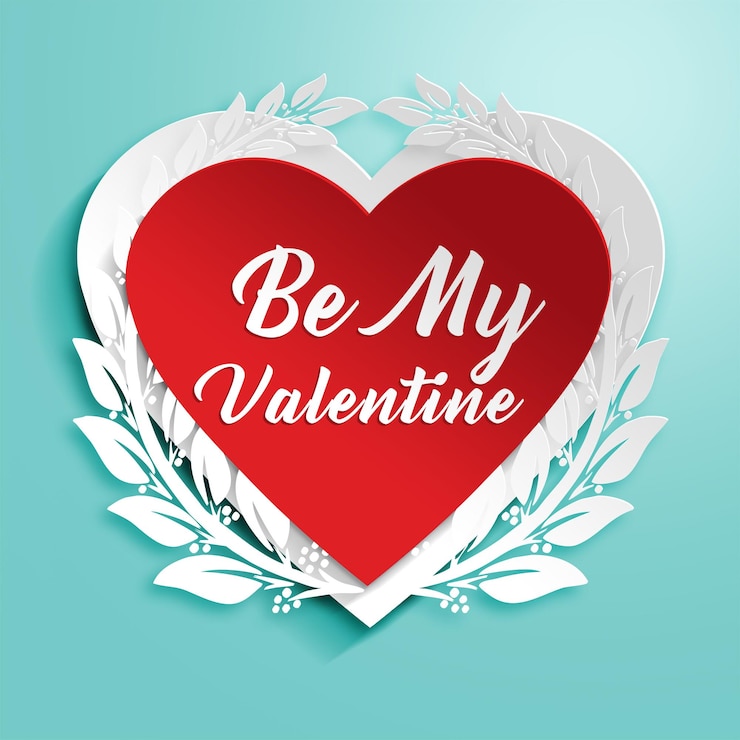 PSD valentine day love beautiful sticker