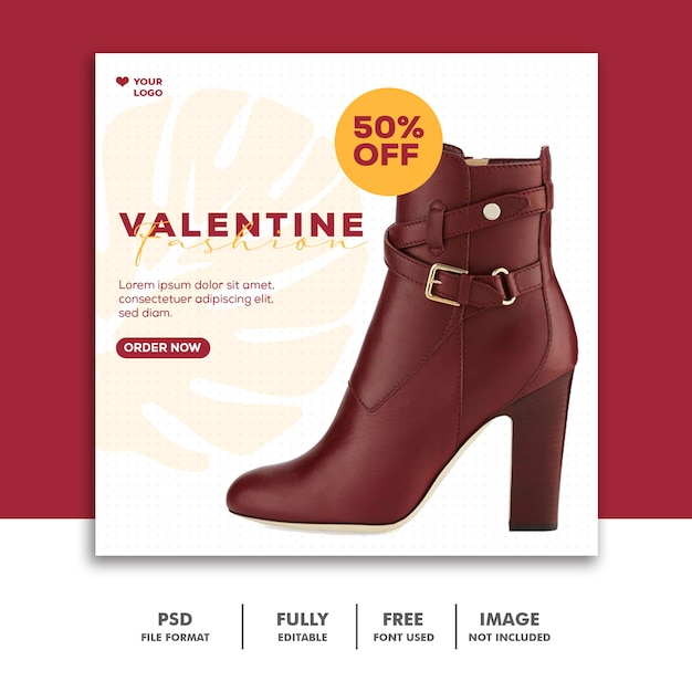 valentine fashion post for social media