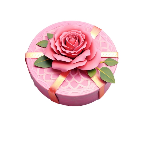 PSD valentine gift box hd quality