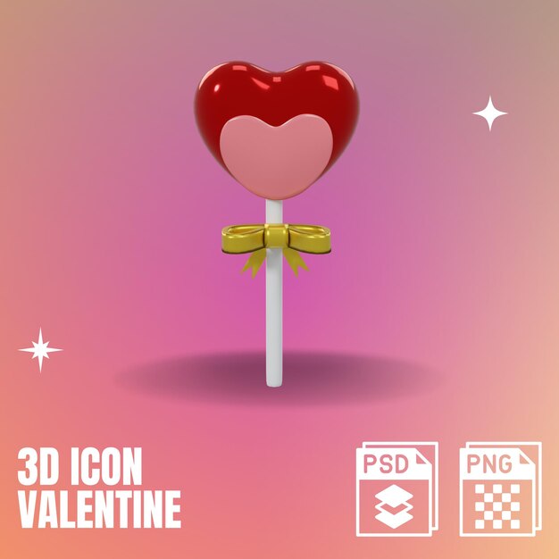 PSD valentine icon