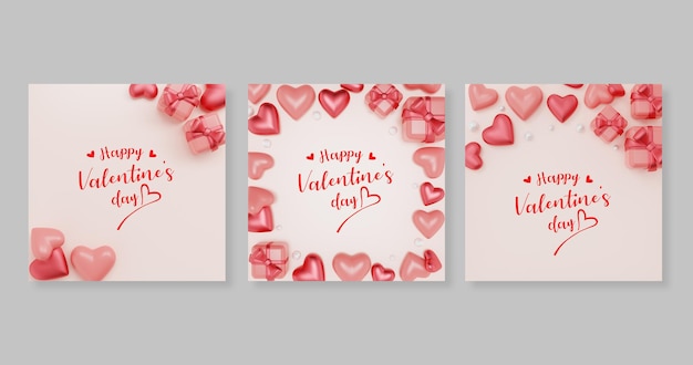 Valentine's day background collection