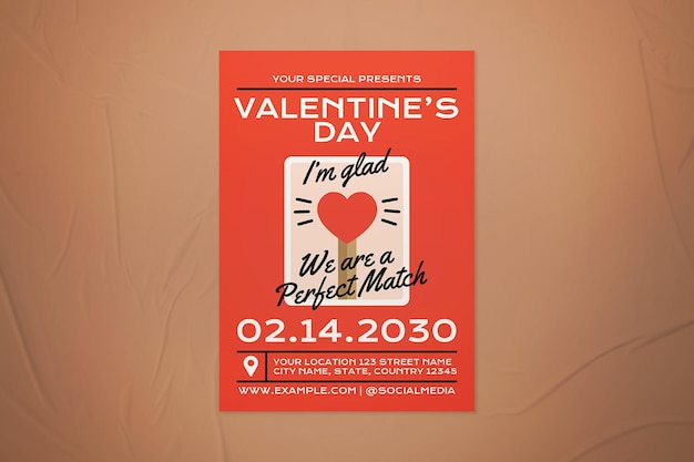 Valentine's day flyer