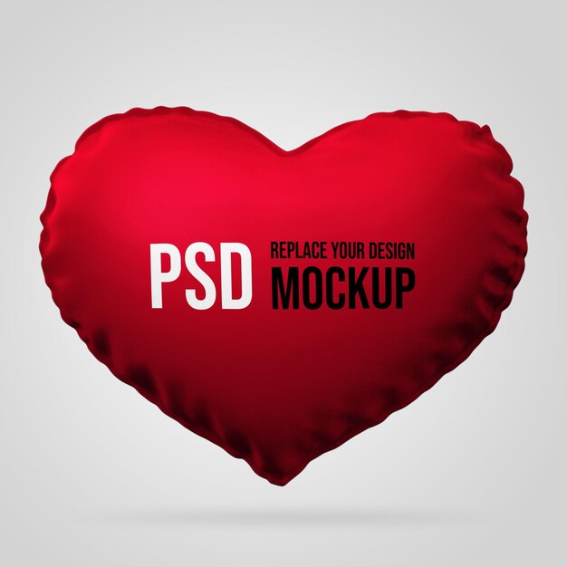 PSD san valentino mockup 3d rendering design