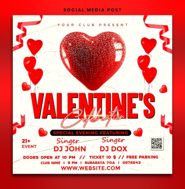 Valentine's day template designs