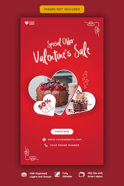 Valentine's sale instagram story