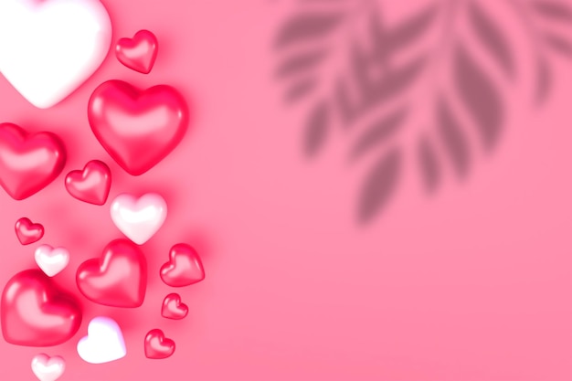 PSD valentine wallpaper shadow overlay pink color