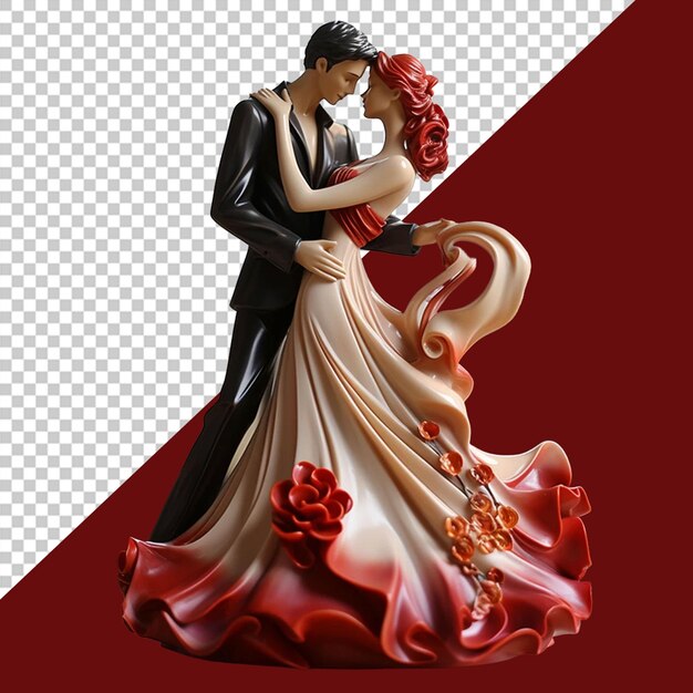 PSD illustrazione png della decorazione di san valentino