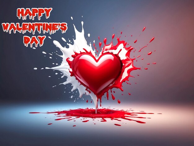 PSD valentines day design template