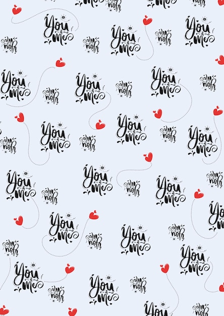 PSD valentines day pattern