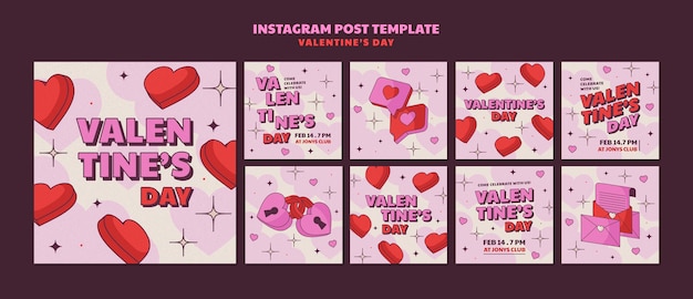 Valentines day template design