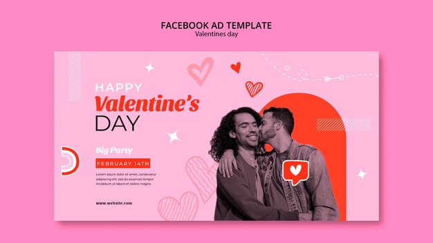 Valentines day template design