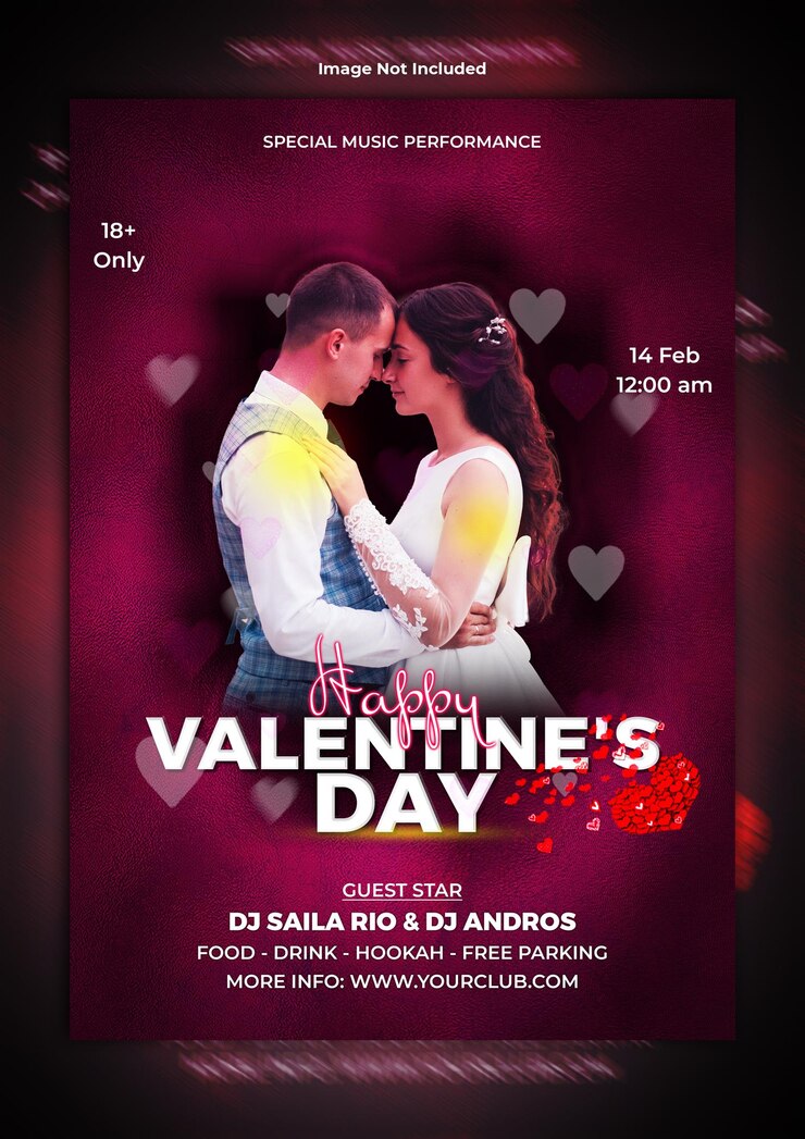 Valentines Party Instagram story template