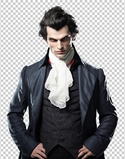 PSD vampire isolated on transparent background