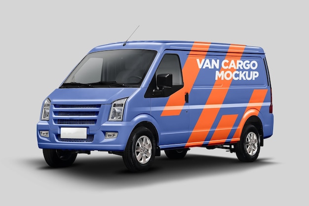 Van cargo mockup