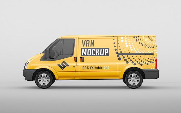 PSD van mockup psd