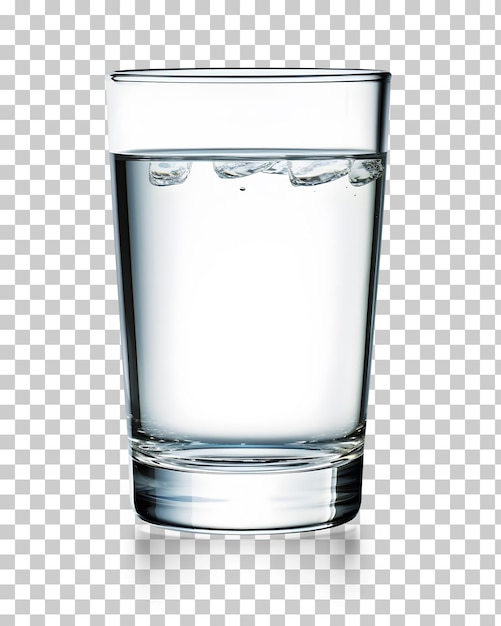Vann glass isolert på hvit og transparent bakgrunn png utklipp