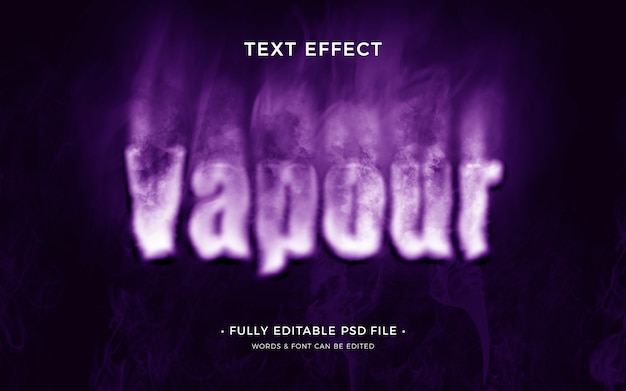 Vape text effect