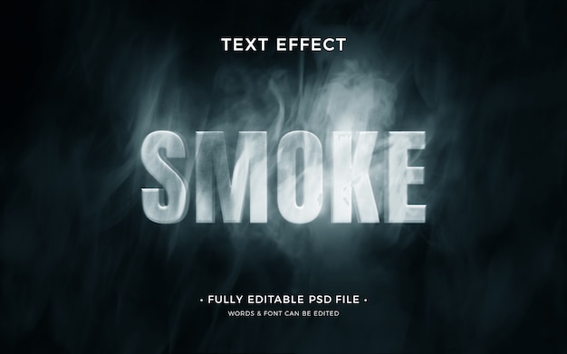 PSD vape text effect