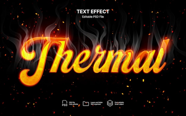 PSD vapour  text effect