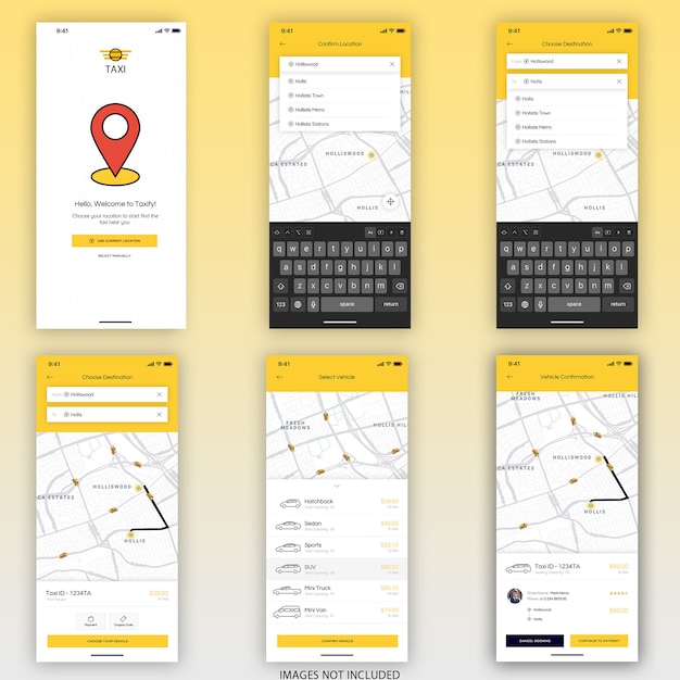 Varaussovelluksen mobiilisovelluksen UI-paketti