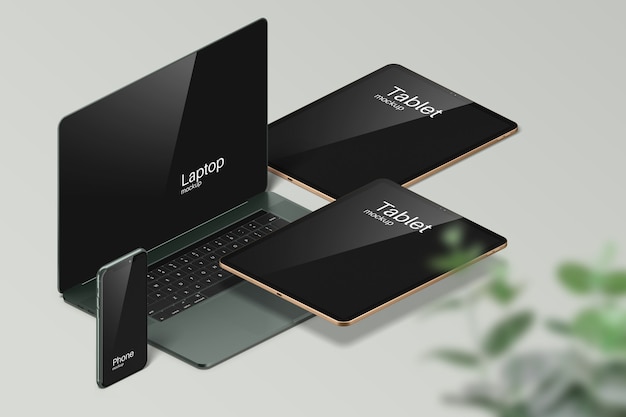 PSD various digital and modern mockups