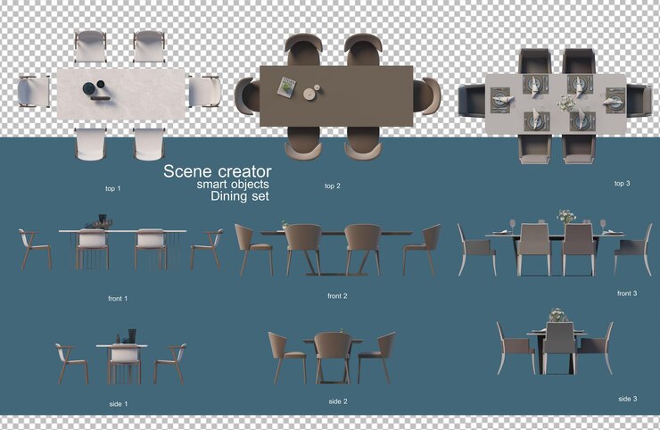 PSD various interior designs