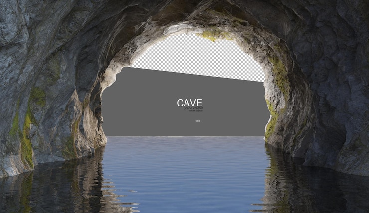 PSD various rock caves