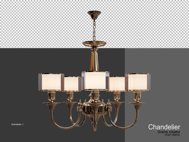 PSD various types of chandeliers