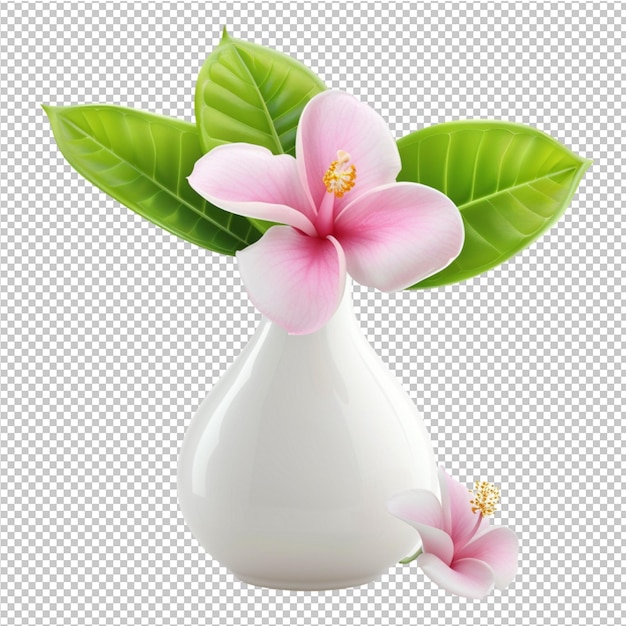 PSD vase with flowers decoration