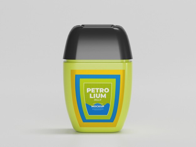 PSD vaseline or petroleum jelly mockup