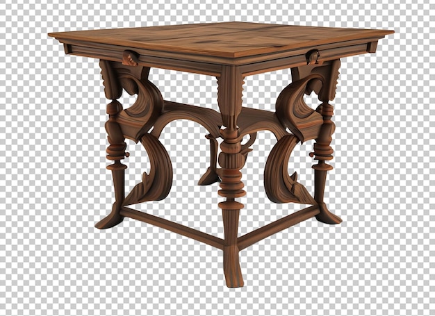 Vector 3d table for object presentation empty top table on isolated background