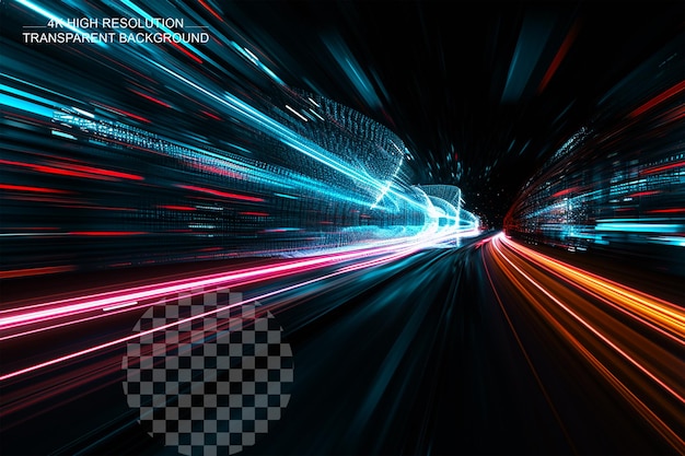 PSD vector digital speed technology abstract achtergrond op transparante achtergrond