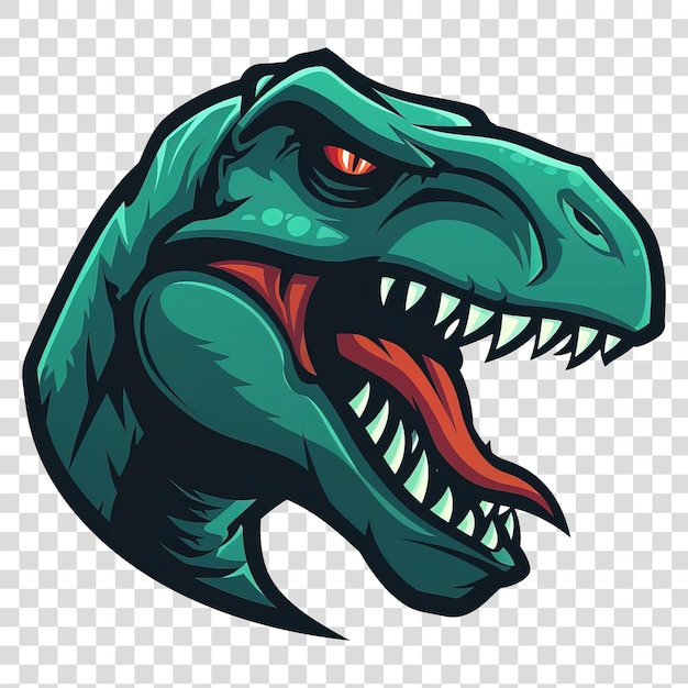 PSD vector dinosaur icon dinosaur icon dinosaur head vector isolated on transparent background png