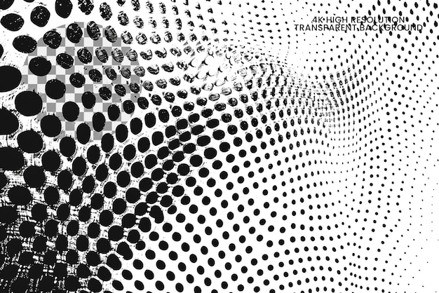 PSD vector retro style dot work background pattern texture on transparent background