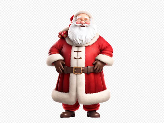 Vector santa claus transparent christmas event