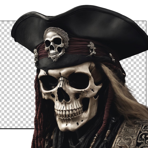 Vector skull of cowboy vector illustration