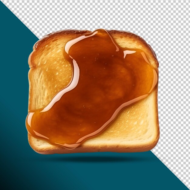 PSD vegemite su toast su sfondo trasparente immagine png