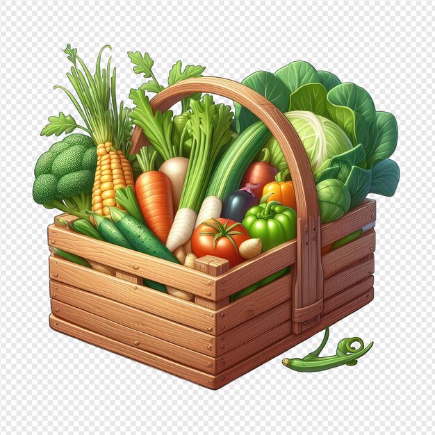 PSD 野菜の多様性のクリップアート png
