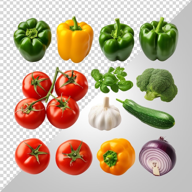 PSD vegetables png