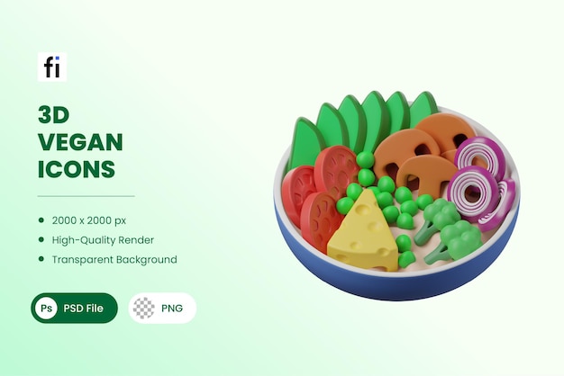 Vegetarische en veganistische illustratie Cheegan