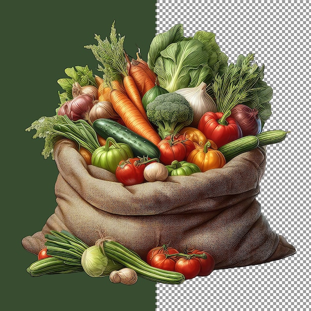 Veggie bag splendor png